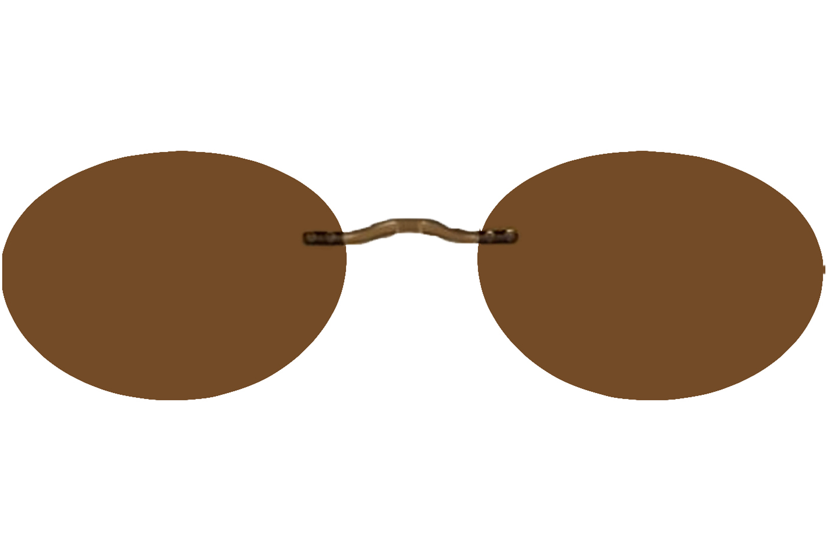 Silhouette Clip On Titan Minimal Art the Must TMA 5515 Polarized Brown CO 49x19 EyeSpecs