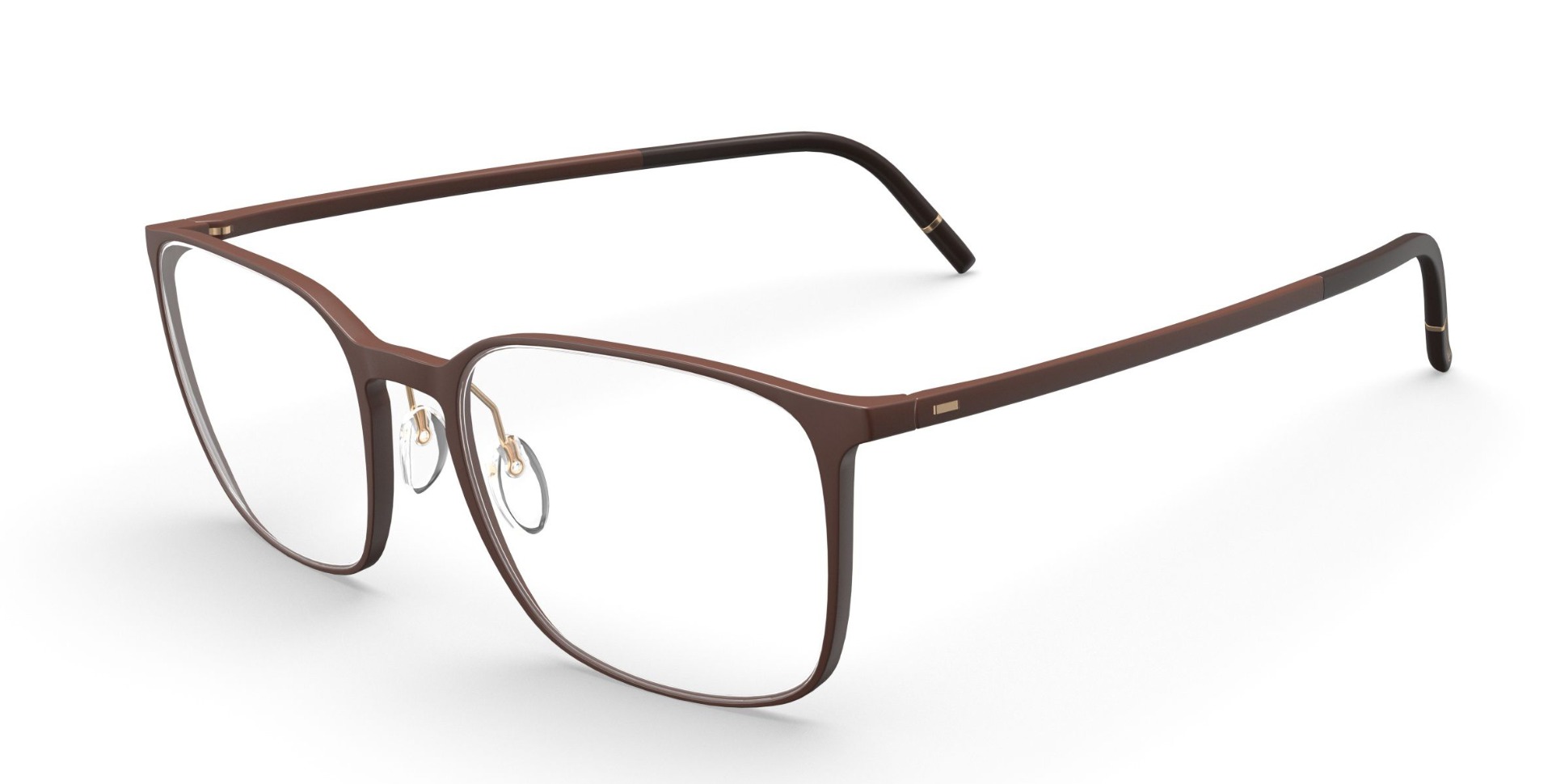 Silhouette Pure-Wave 2954 Eyeglasses 6030 Maroon Linen Full