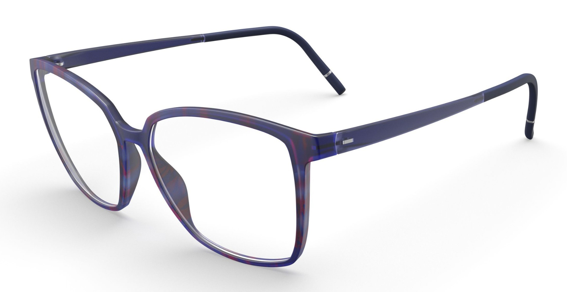 Silhouette Vivid-Sky 1613 Eyeglasses 4510 Pansy Camouflage