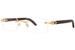 Cartier Exception CT0052O Eyeglasses Rimless Rectangle Shape
