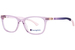 Champion Cheer Eyeglasses Youth Girl's Full Rim Square Shape - Transparent Rose-C02