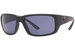 Costa Del Mar Polarized Fantail 06S9006 Sunglasses Men's Rectangle Shape - 01 Blackout/Polarized Grey 580P - 01