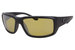 Costa Del Mar Polarized Fantail 06S9006 Sunglasses Men's Rectangle Shape - Blackout/Polarized Sunrise-Silver Mirror 580P - 01