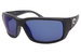 Costa Del Mar Polarized Fantail 06S9006 Sunglasses Men's Rectangle Shape - Blackout-Silver Logo/Polar. Blue Mirror 580P - 01
