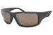 Costa Del Mar Polarized Fantail 06S9006 Sunglasses Men's Rectangle Shape - Matte Grey-Black/Polar Copper-Silver Mir 580G - 98