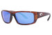 Costa Del Mar Polarized Fantail 06S9006 Sunglasses Men's Rectangle Shape - Tortoise/580G Blue Mirrored