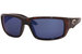 Costa Del Mar Polarized Fantail 06S9006 Sunglasses Men's Rectangle Shape - Tortoise-Silver Logo/Polar Blue Mirror 580P - 10