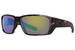 Costa Del Mar Polarized Fantail 06S9006 Sunglasses Men's Rectangle Shape - 254-Matte Wetlands/Polarized Green Mirror-907907