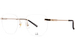 Dunhill DU0066O Eyeglasses Men's Rimless - Gold/Gold-Logo-007