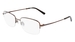 Flexon H6055 Eyeglasses Men's Semi Rim Rectangle Shape