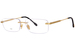 Fred FG50018U Eyeglasses Rimless Rectangle Shape