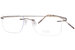 Pure Airlock Element 203 Eyeglasses Rimless Square Shape - Sand-710