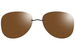 Silhouette The Wave 5076 Clip-On Polarized Sunglasses Lenses