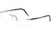 Silhouette Eyeglasses Titan Accent Flora Edition Chassis 4548 Optical Frame - Denim/Bordeaux - 6064