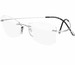 Silhouette Eyeglasses TMA The Must Collection Chassis 5515 Rimless Glasses