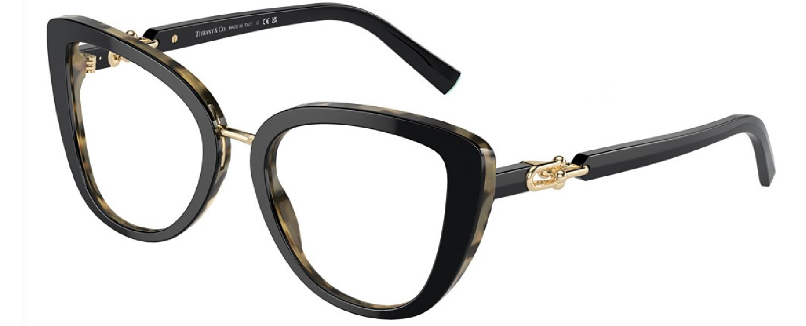ティファニー メガネフレーム TF2242F 8001 ブラック Tiffany & Co. TF2242F 8001 Eyeglasses Women's Black Full Rim
