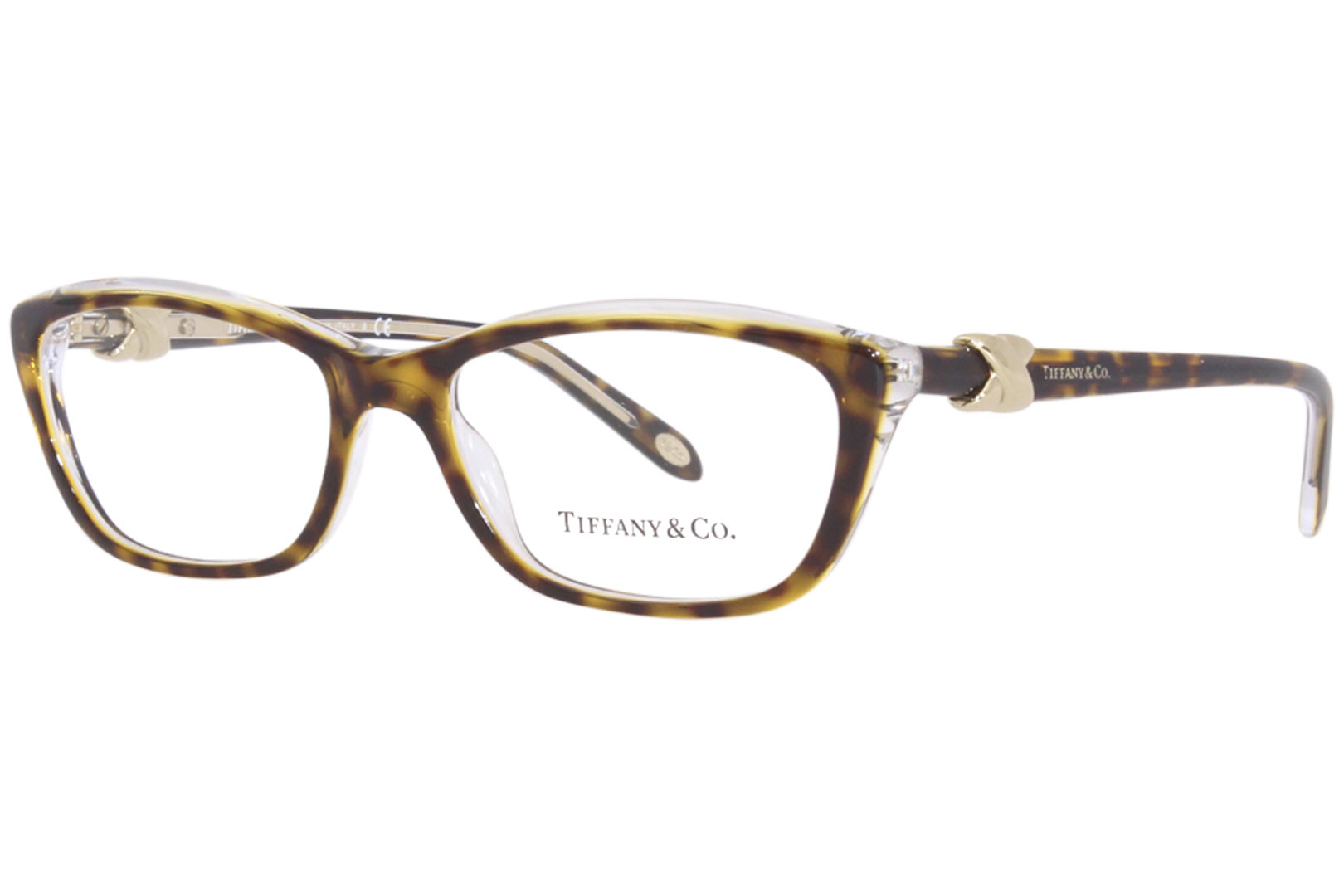 Tiffany & Co. TF2074 8155 Eyeglasses Women's Havana/Transp