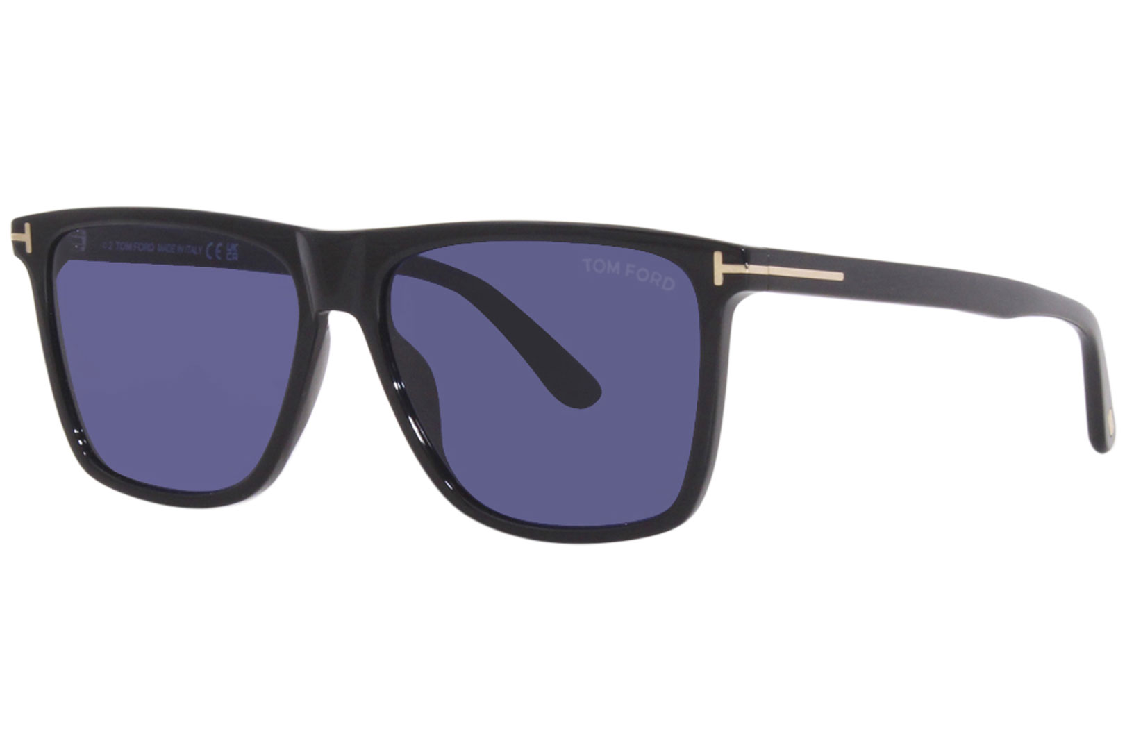 Tom Ford Fletcher TF832 01V Sunglasses Men's Shiny Black