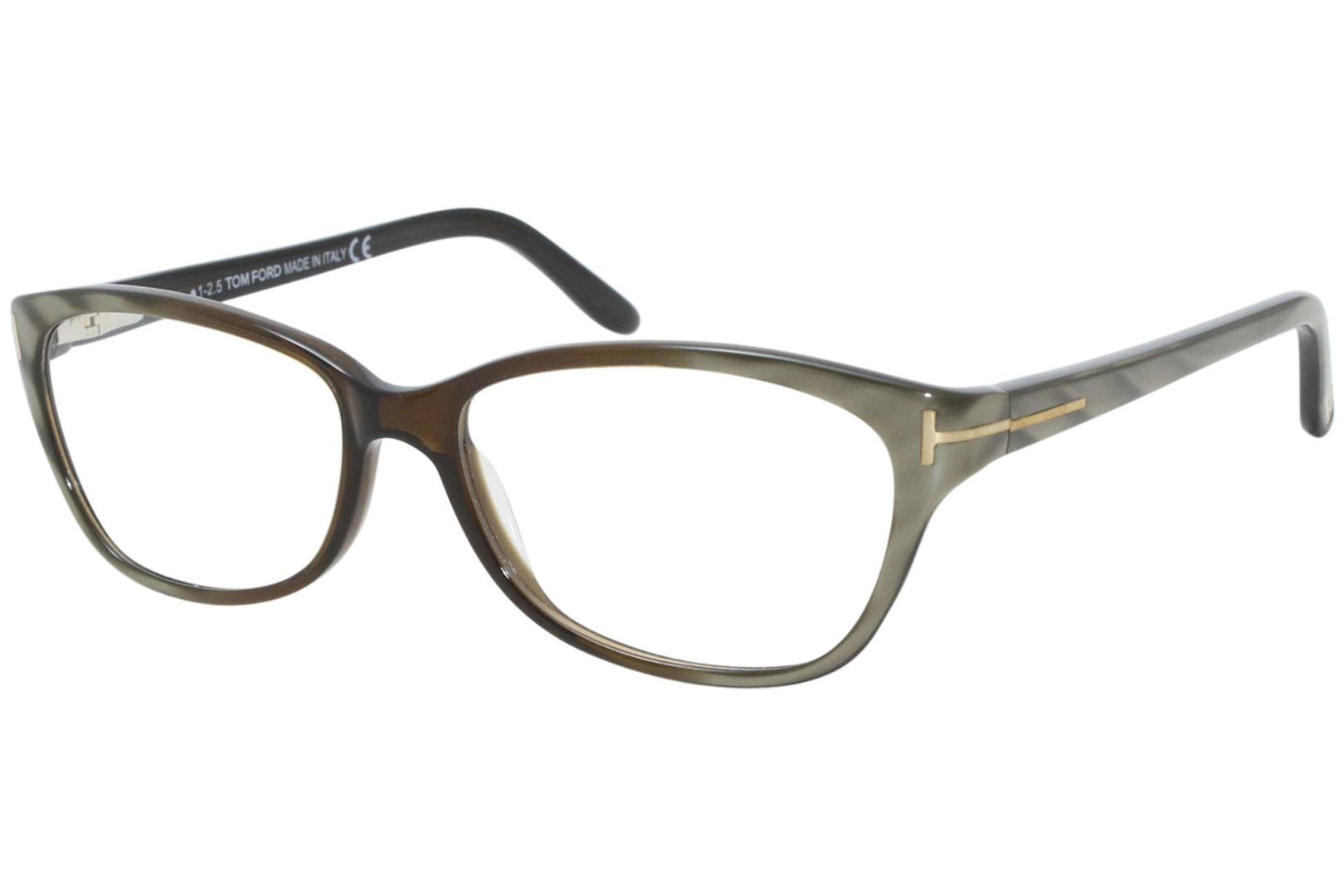 Tom Ford TF5142 050 Eyeglasses Women's Horn/Brown Full Rim Optical Frame  54mm