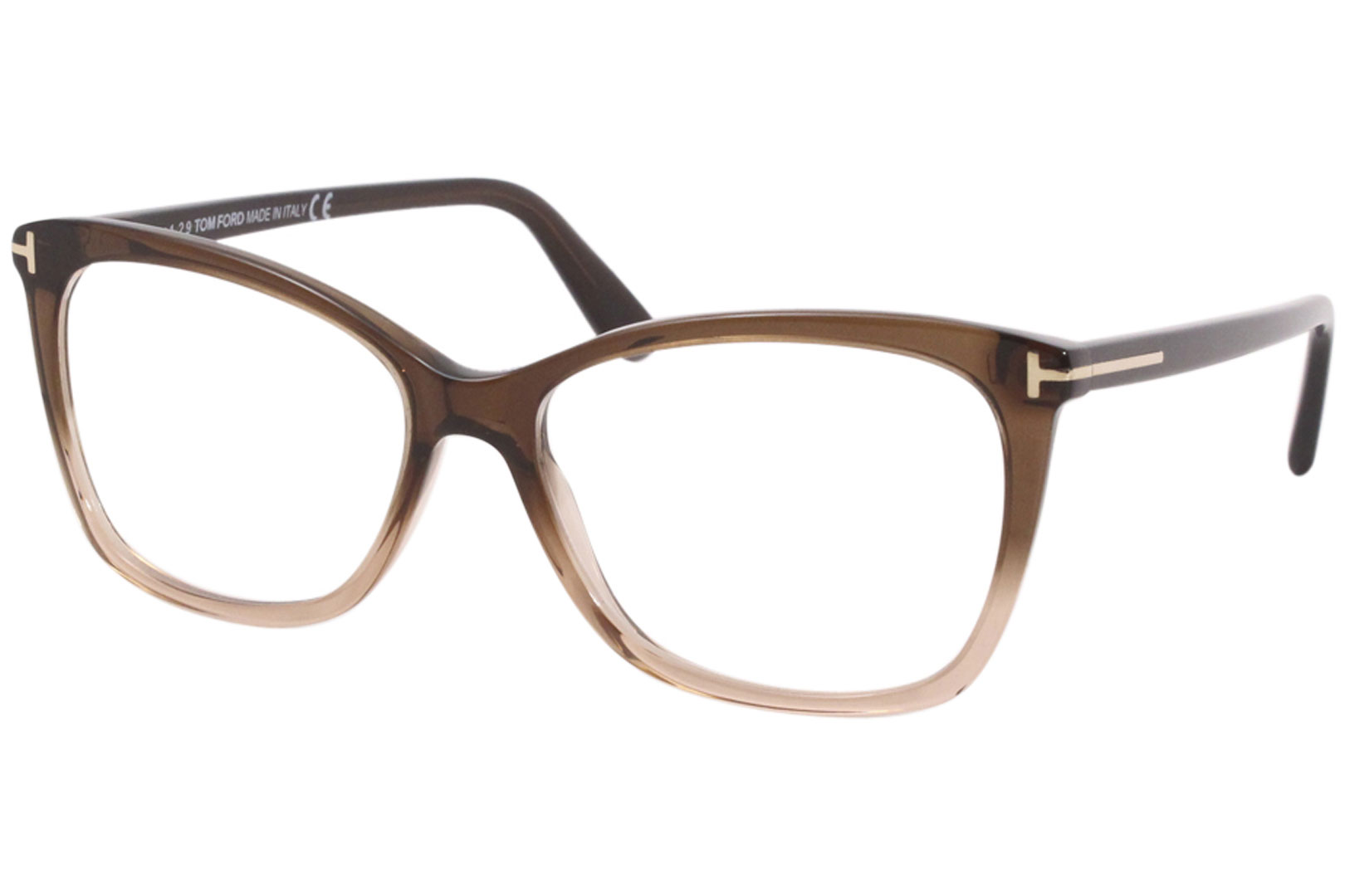 Tom Ford Women's Eyeglasses TF5514 TF/5514 001 Shiny Black Full Rim ...