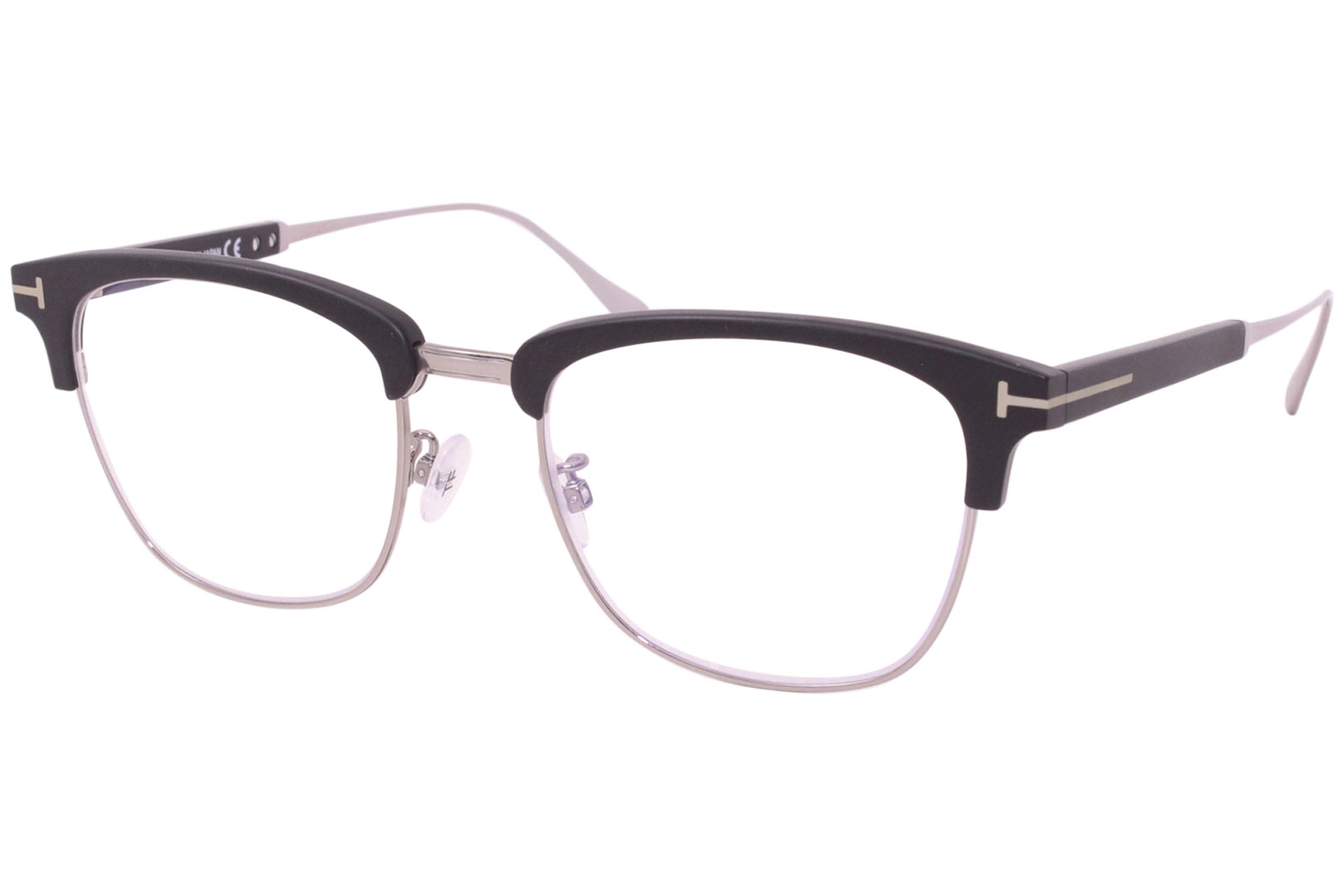 Tom Ford TF5590-F-B Eyeglasses Men's Titanium Full Rim Square Optical Frame