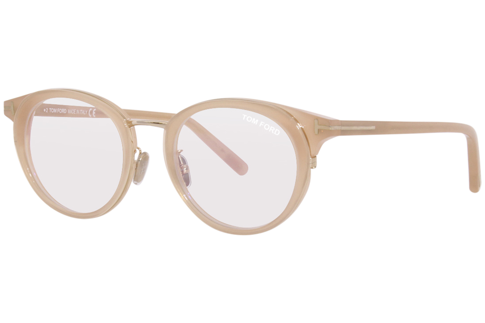 Tom Ford TF5784-D-B Eyeglasses Women's Full Rim Round Shape Tom Ford TF5784-D-B Eyeglasses Women's Full Rim Round Shape