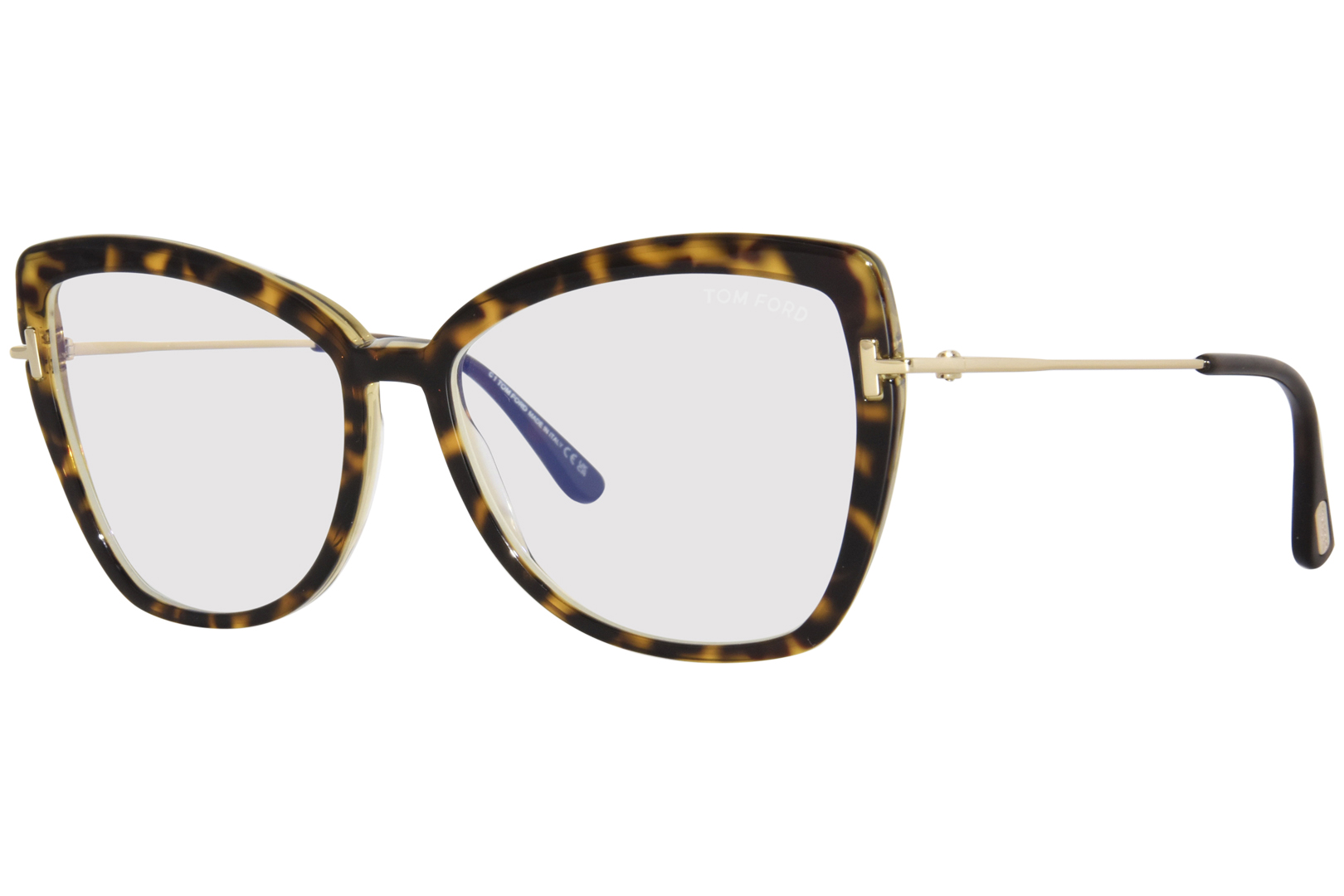 Tom Ford TF5882-B Eyeglasses Women's Full Rim Butterfly Shape ...