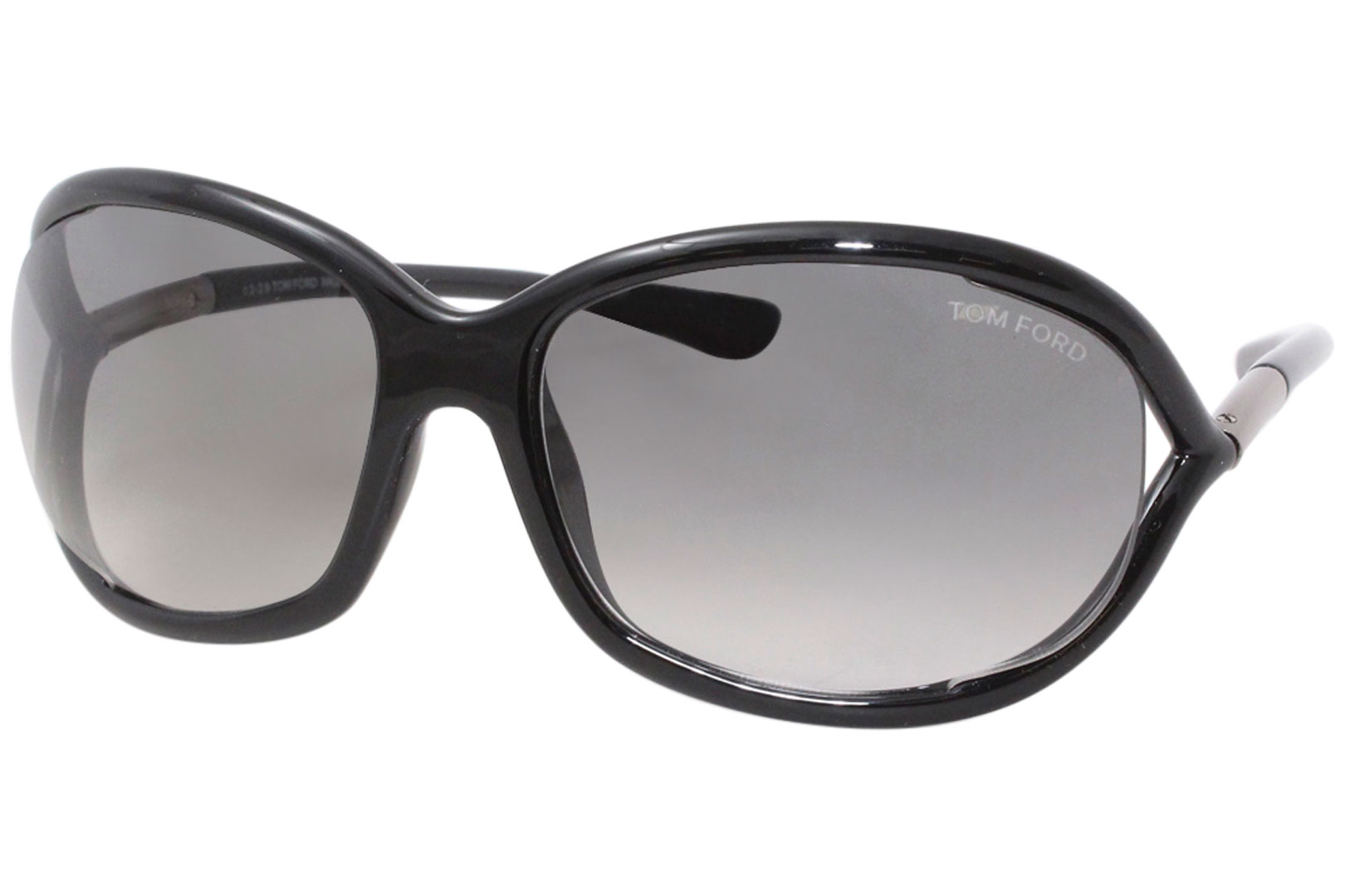 Het beste Iedereen Dislocatie Tom Ford Jennifer TF8 01B Sunglasses Women's Shiny Black/Smoke Gradient  Lenses | EyeSpecs.com