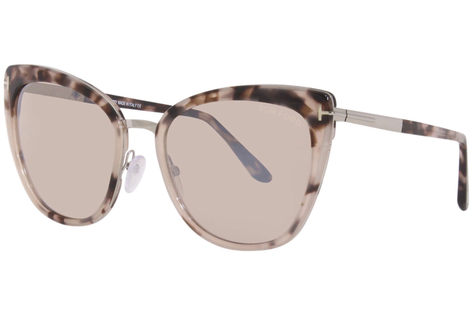 Tom Ford Sunglasses Simona TF717 55G Vintage Pink Havana/Champagne