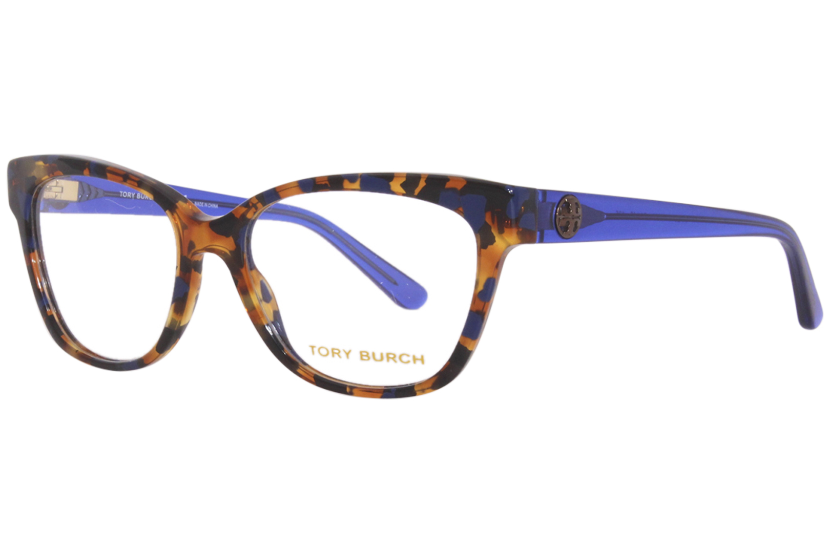 Tory Burch TY2079 1683 Eyeglasses Women's Blue Flake Tortoise Full Rim 51mm  