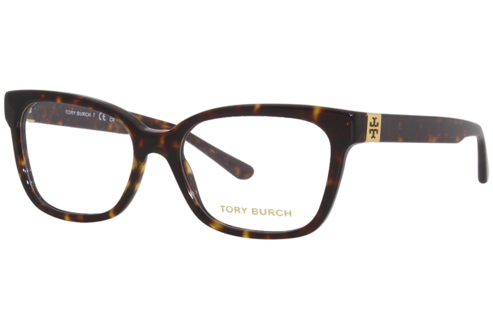 Tory Burch TY2084 1728 Eyeglasses Women's Dark Tortoise Full