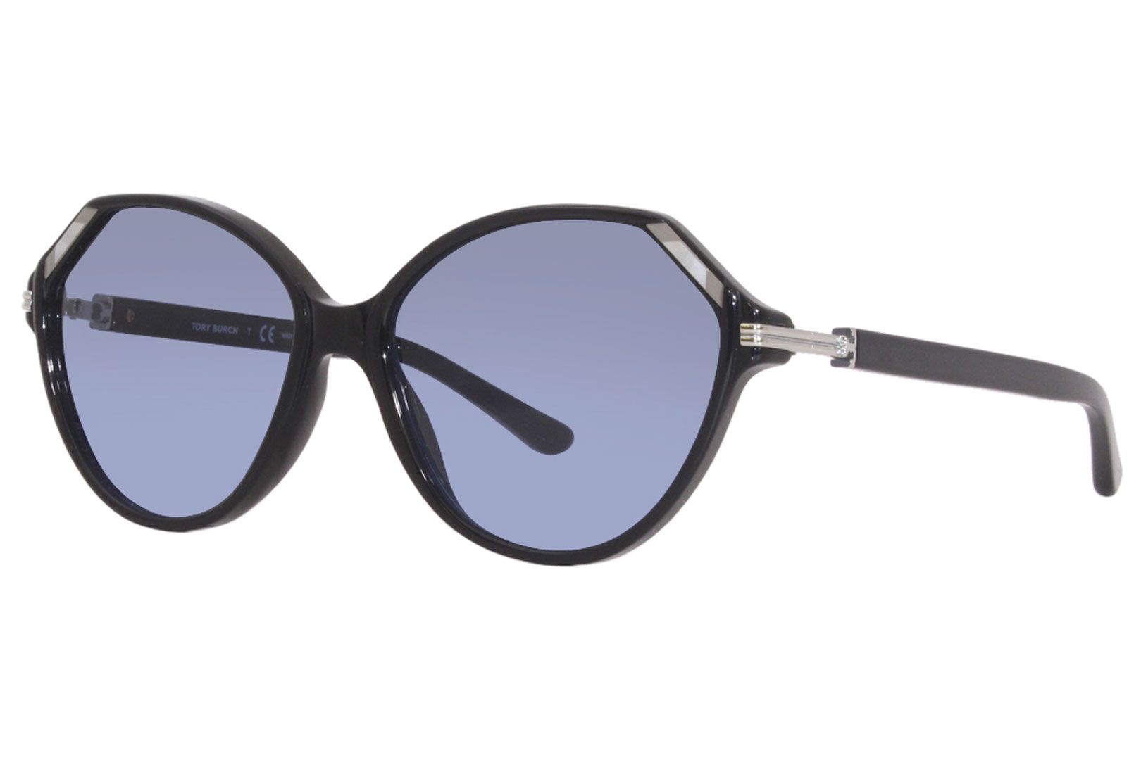 Tory Burch TY7138 1709/8F Sunglasses Women's Black/Grey/Blue Gradient  57-16-140 
