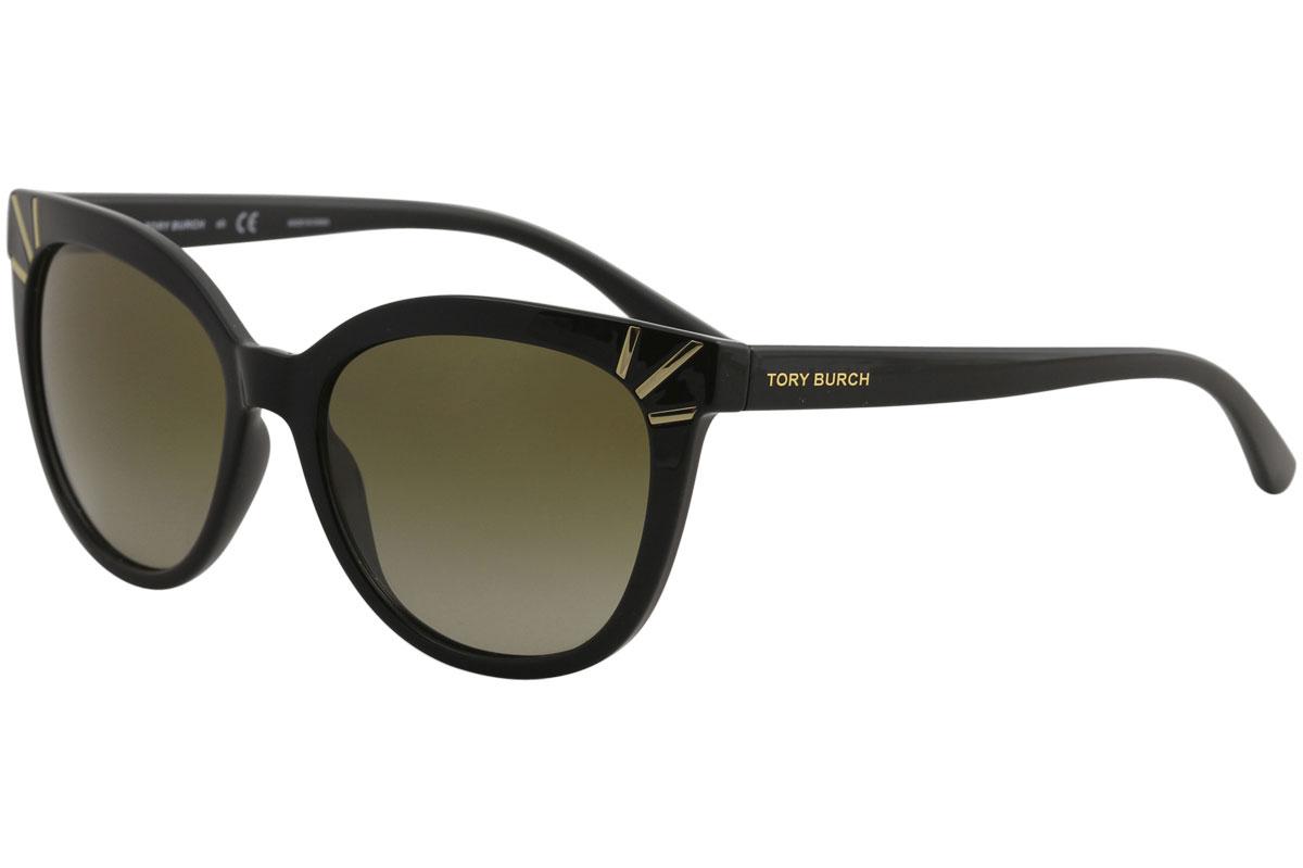 Tory Burch Women's TY9051 TY/9051 1378/6R Dark Tortoise Square Sunglasses  56mm 