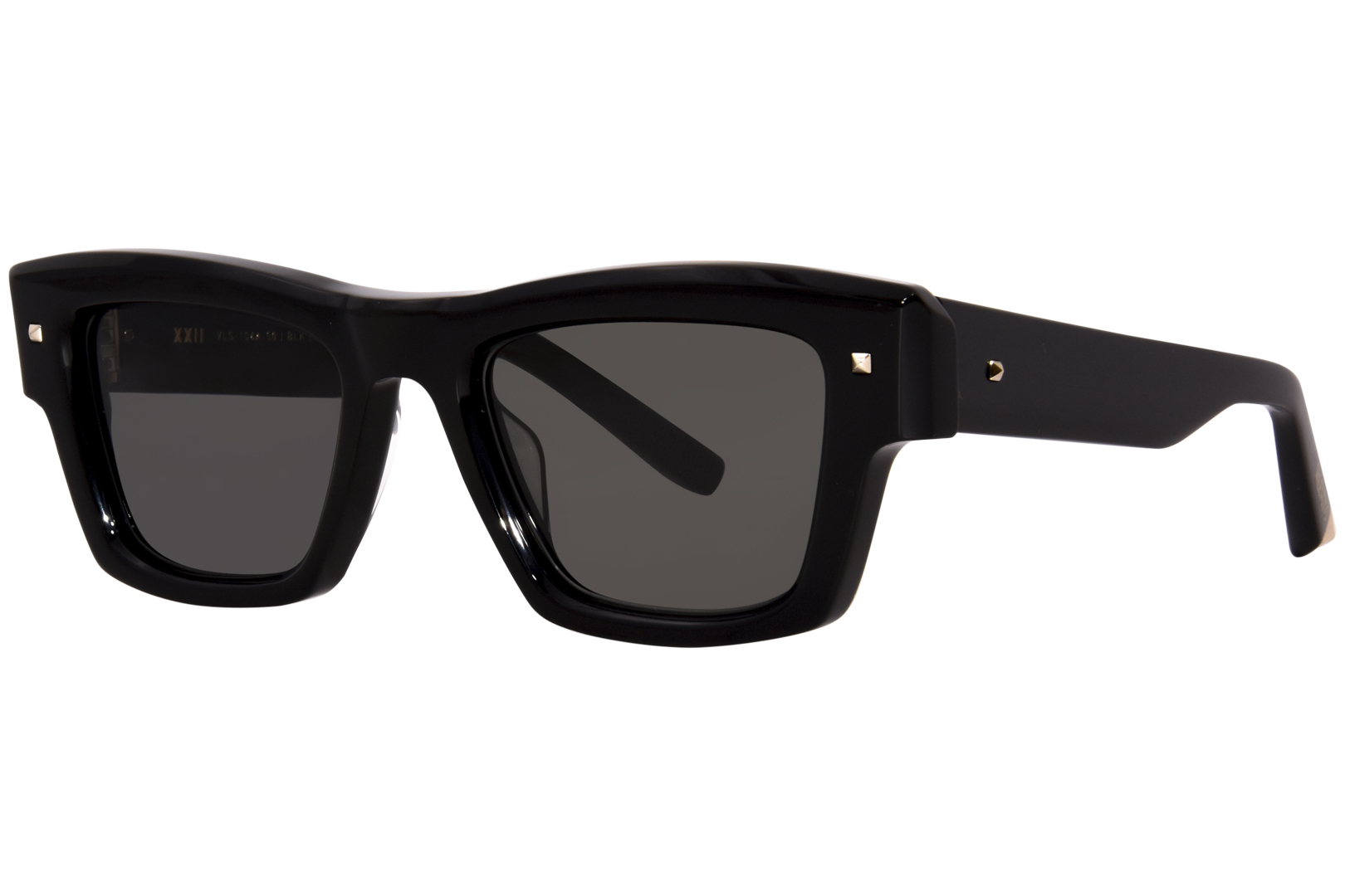Valentino XXII VLS-106 Sunglasses Black/Green Square Shape