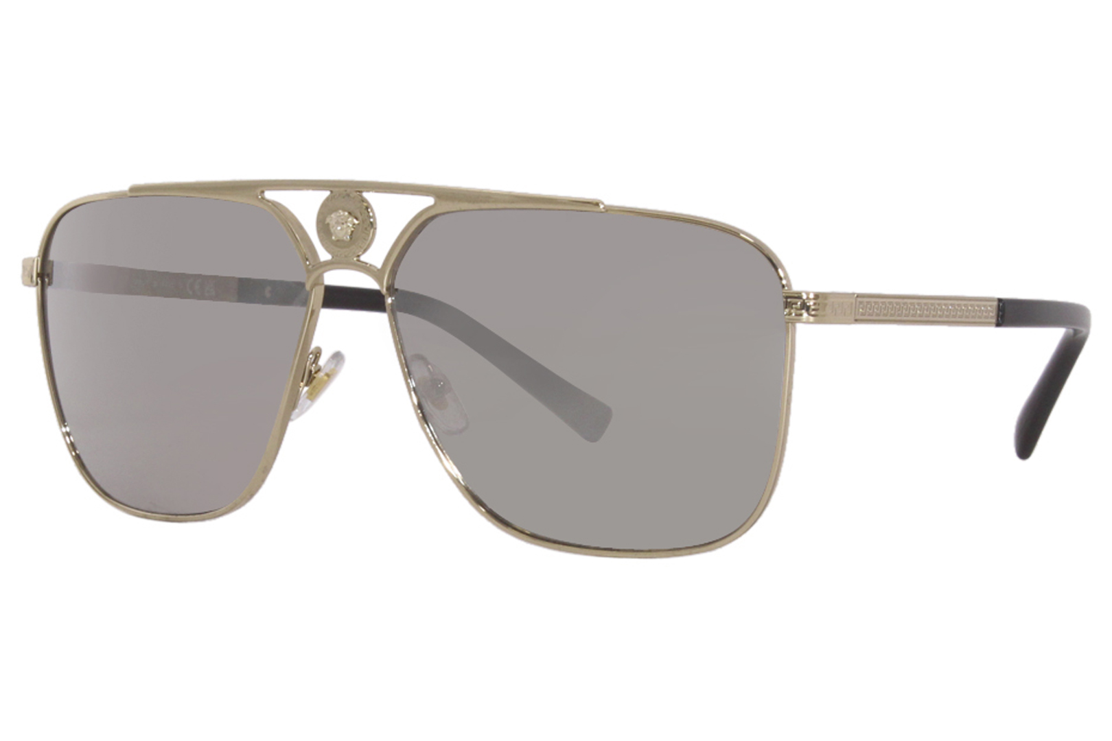 Versace Sunglasses Men's 2238 12526G Pale Gold 61-13-140