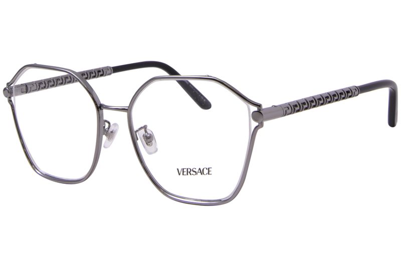 Versace VE1299D 1001 Eyeglasses Women's Gunmetal Full Rim 55