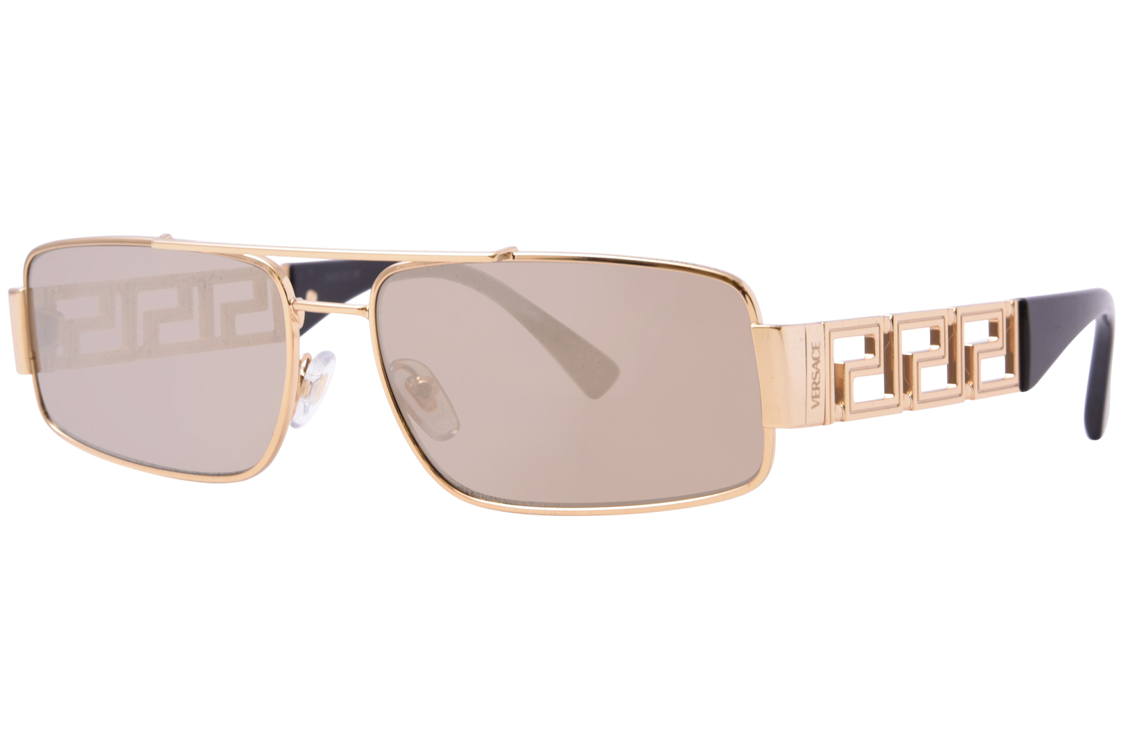 Versace VE2257 10025A Sunglasses Gold/Light Brown Mirror