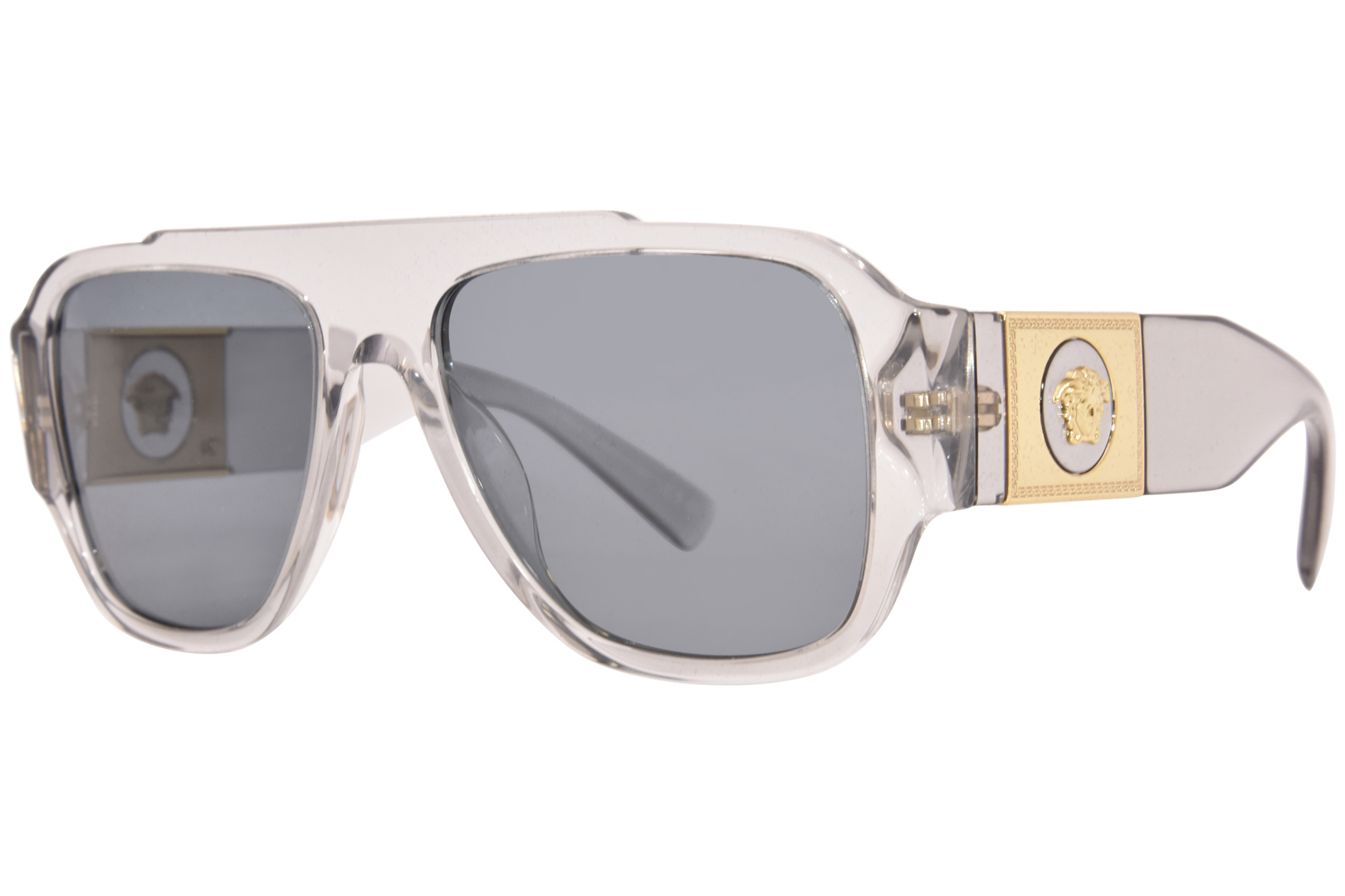 Versace VE4436U 530580 Sunglasses Men's Transparent Grey Versace VE4436U 530580 Sunglasses Men's Transparent Grey