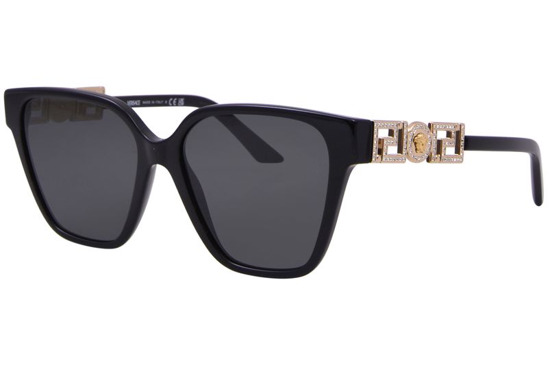 サングラス VERSACE Woman Sunglasses Black 0VE4471B GB1/87 Versace 0VE4471B GB1/87 56mm Woman Sunglasses Black Frame