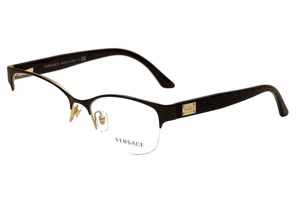 Versace Women s Eyeglasses VE1222 VE 1222 Semi Rim Optical Frame