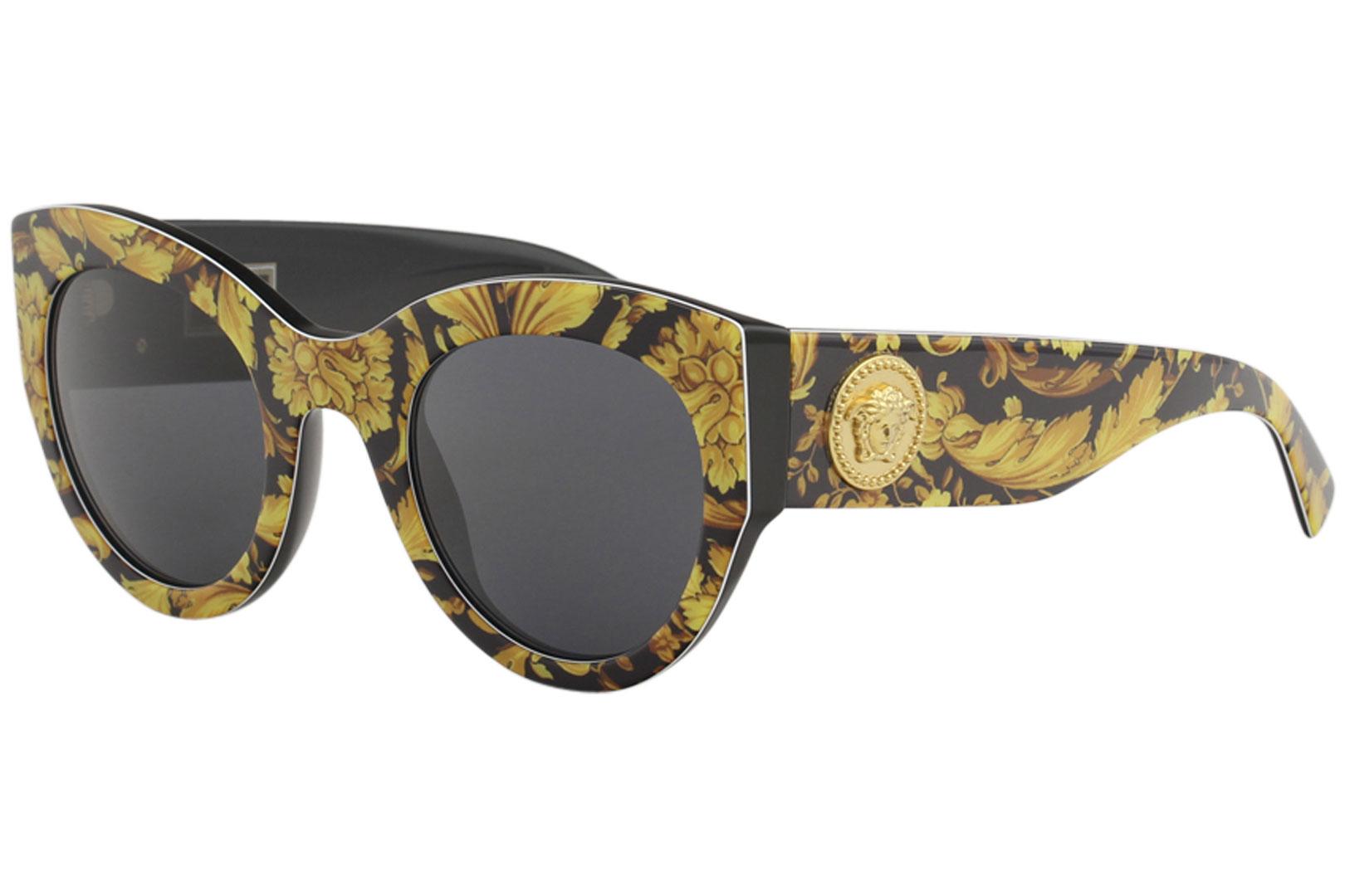 scherp Afstoten Overvloedig Versace VE4353 VE/4353 5217/73 Havana/Gold Medusa Cat Eye Sunglasses 51mm |  EyeSpecs.com