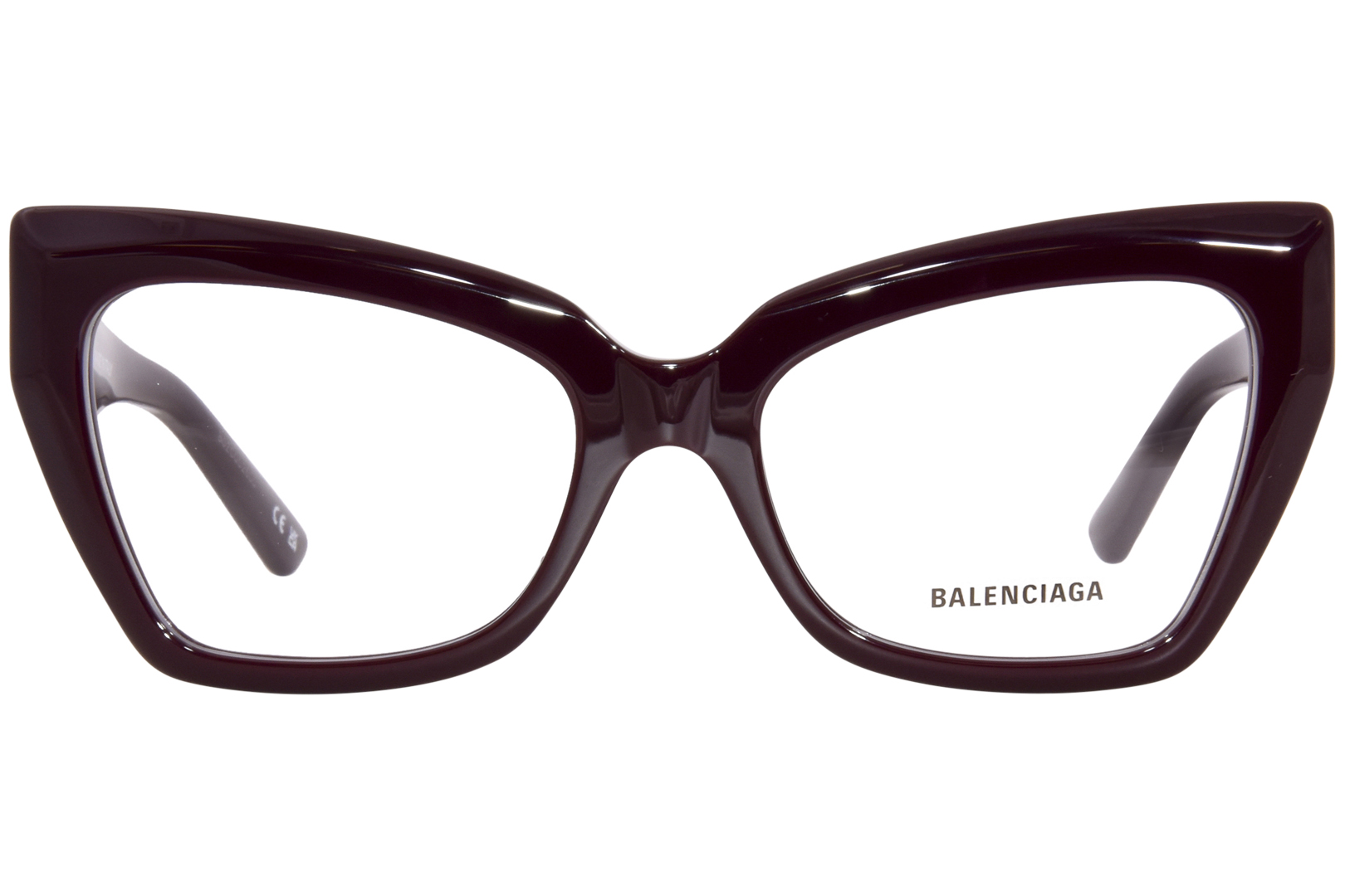 Balenciaga BB0275O 003 Eyeglasses Women's Red Full Rim