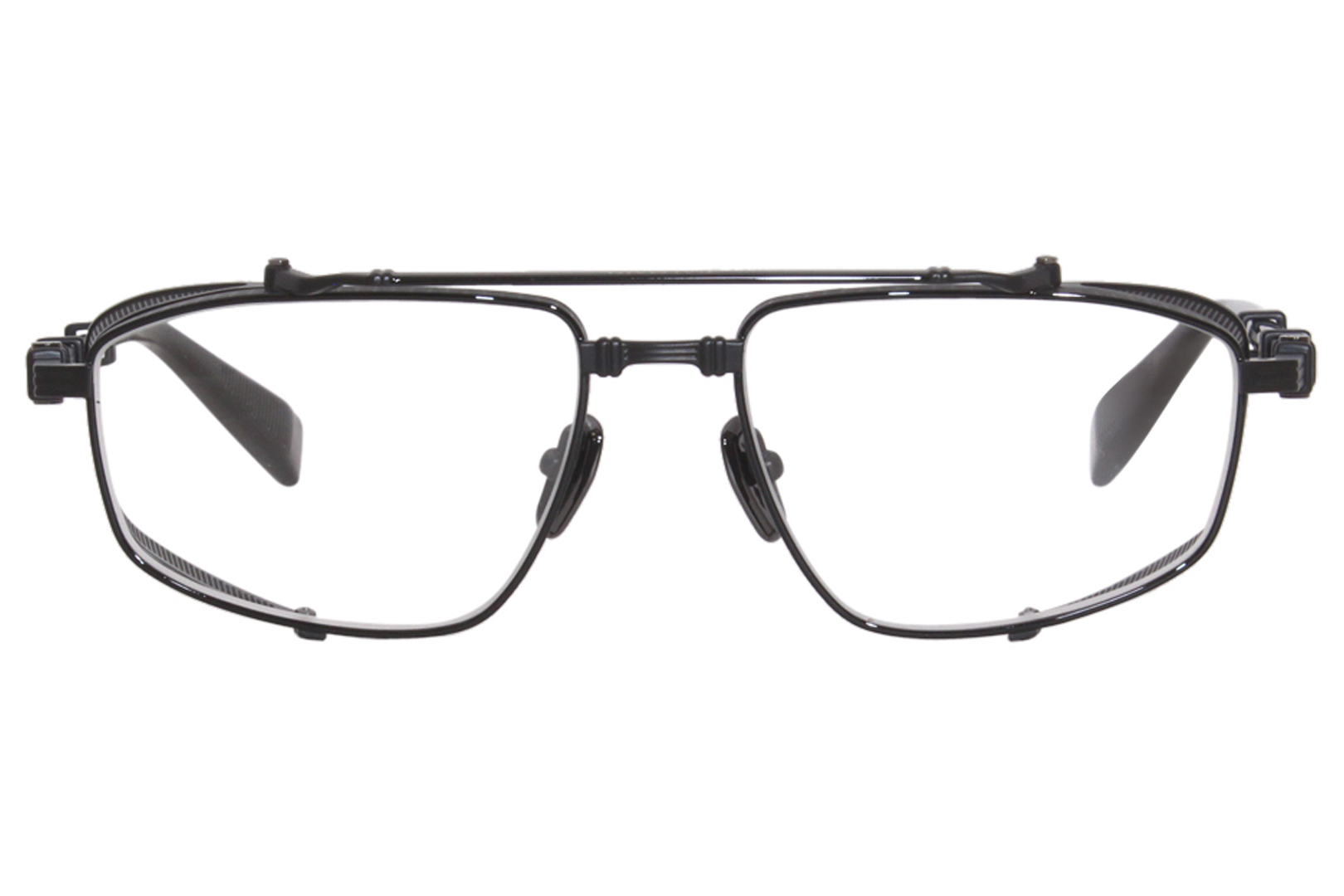Balmain Brigade-V BPX-142B Titanium Eyeglasses Black/Black