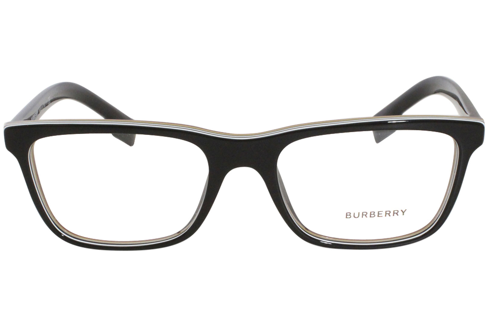 Burberry Eyeglasses Men's B2292-F 3798 Check Multilayer
