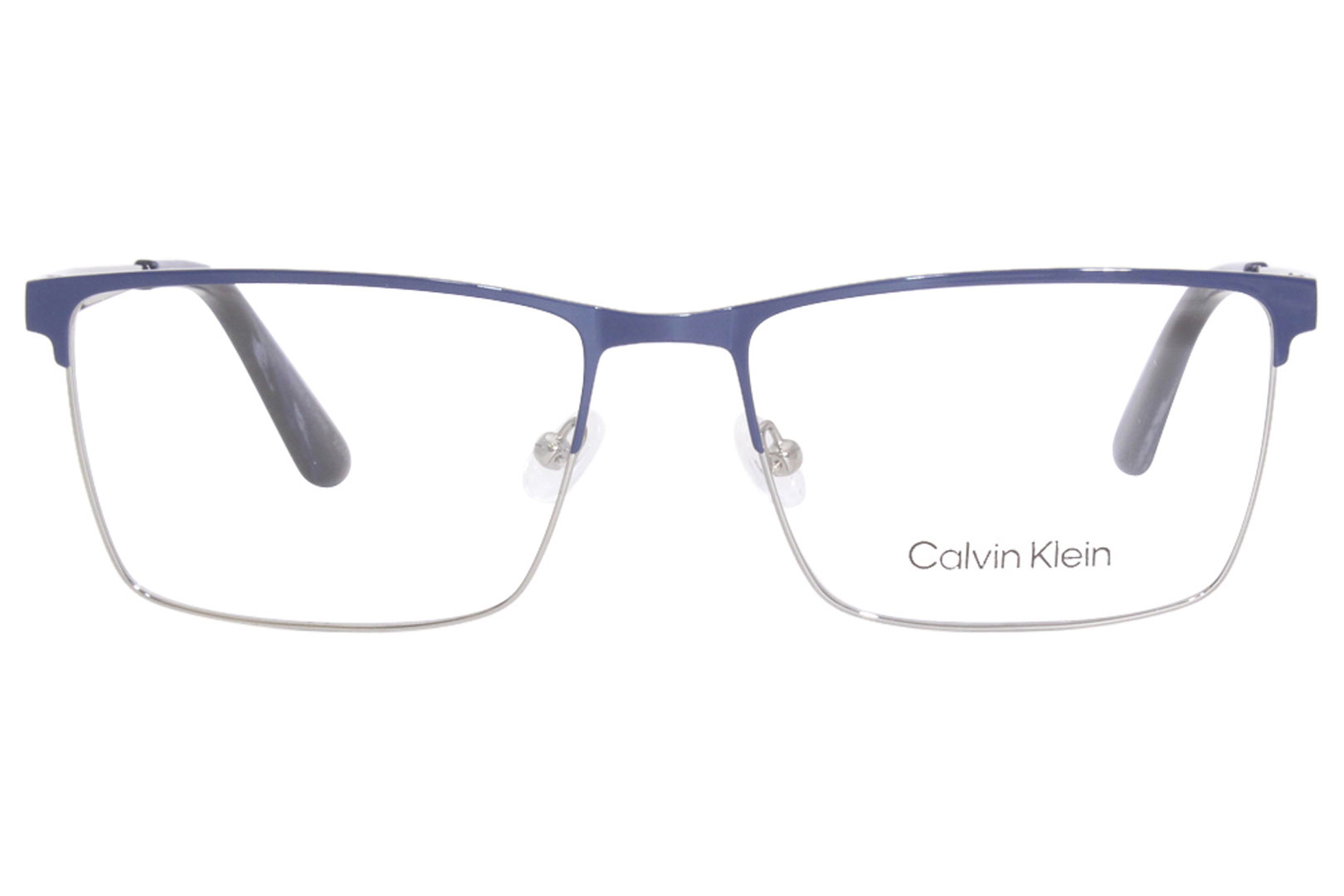 Calvin Klein CK22102 460 Eyeglasses Men's Blue/Gunmetal Full Rim 57-17 ...