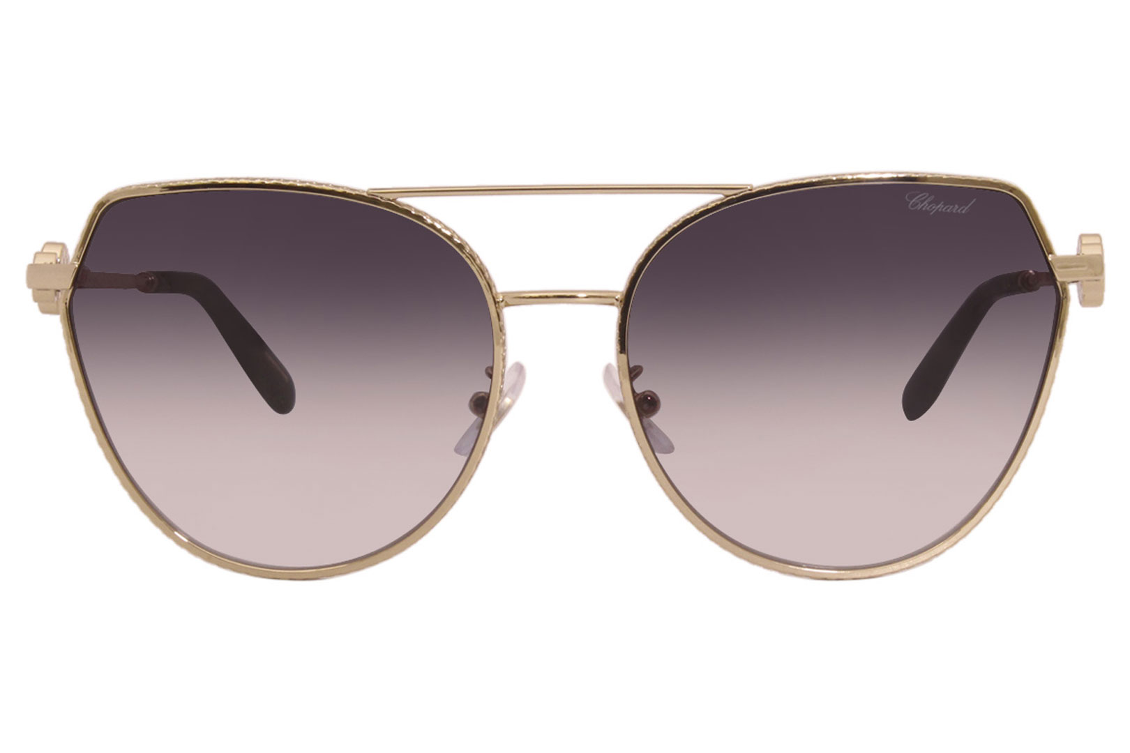 Chopard Sunglasses Women's SCHC87S 0300 Gold-Black/Grey