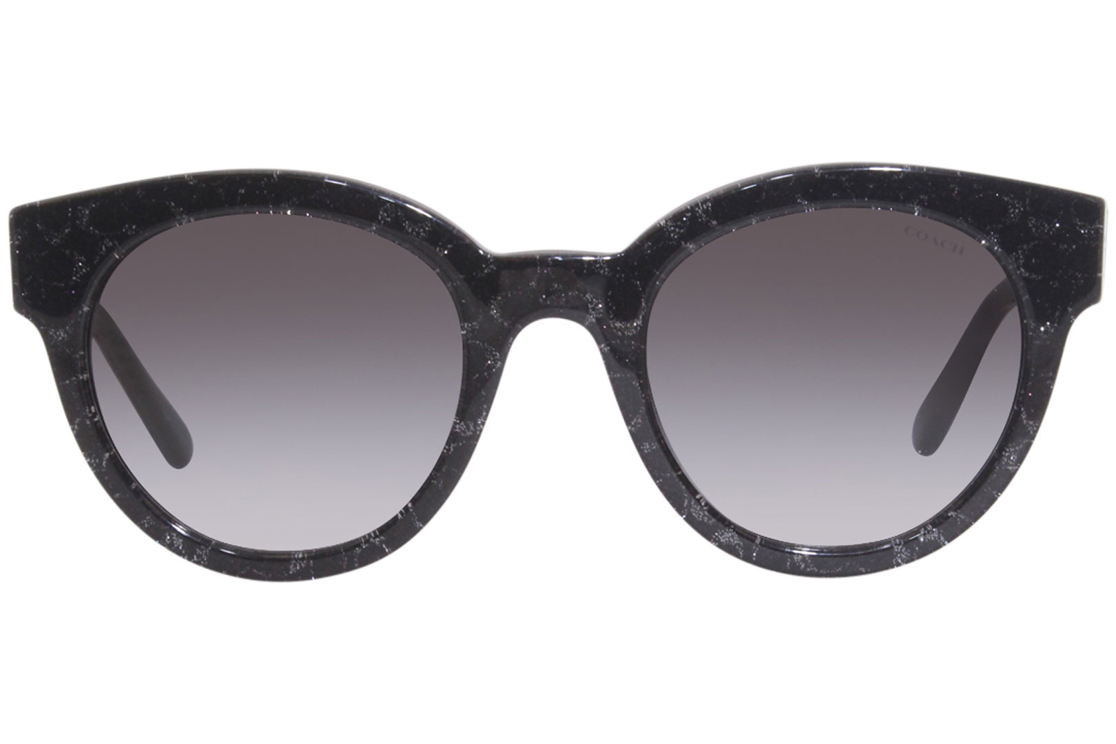 Coach Sunglasses L1084 HC8265 55728G Black-Silver Glitter