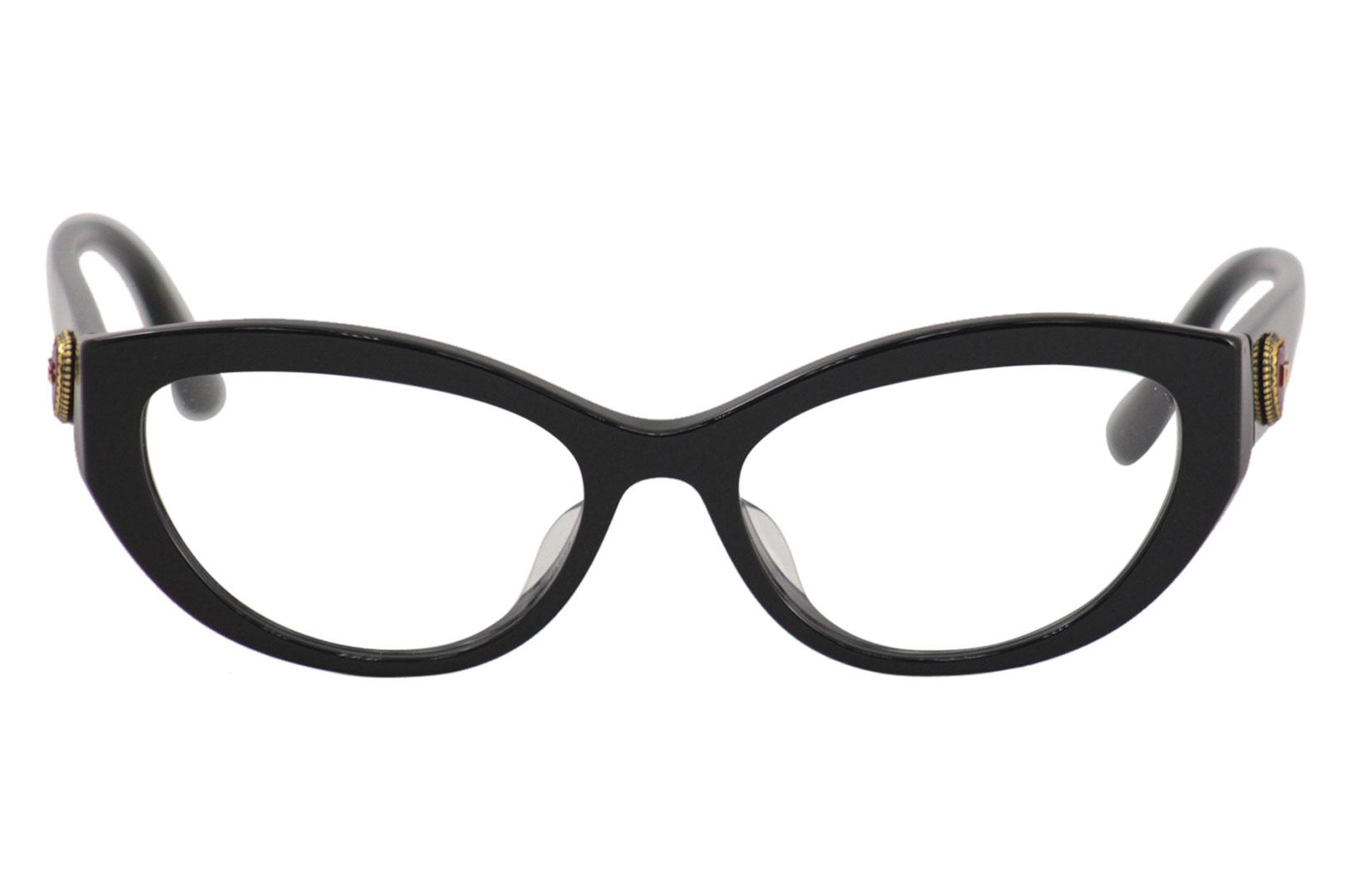 Dolce & Gabbana Eyeglasses D&G DG3306F DG/3306/F 501 Black Optical ...