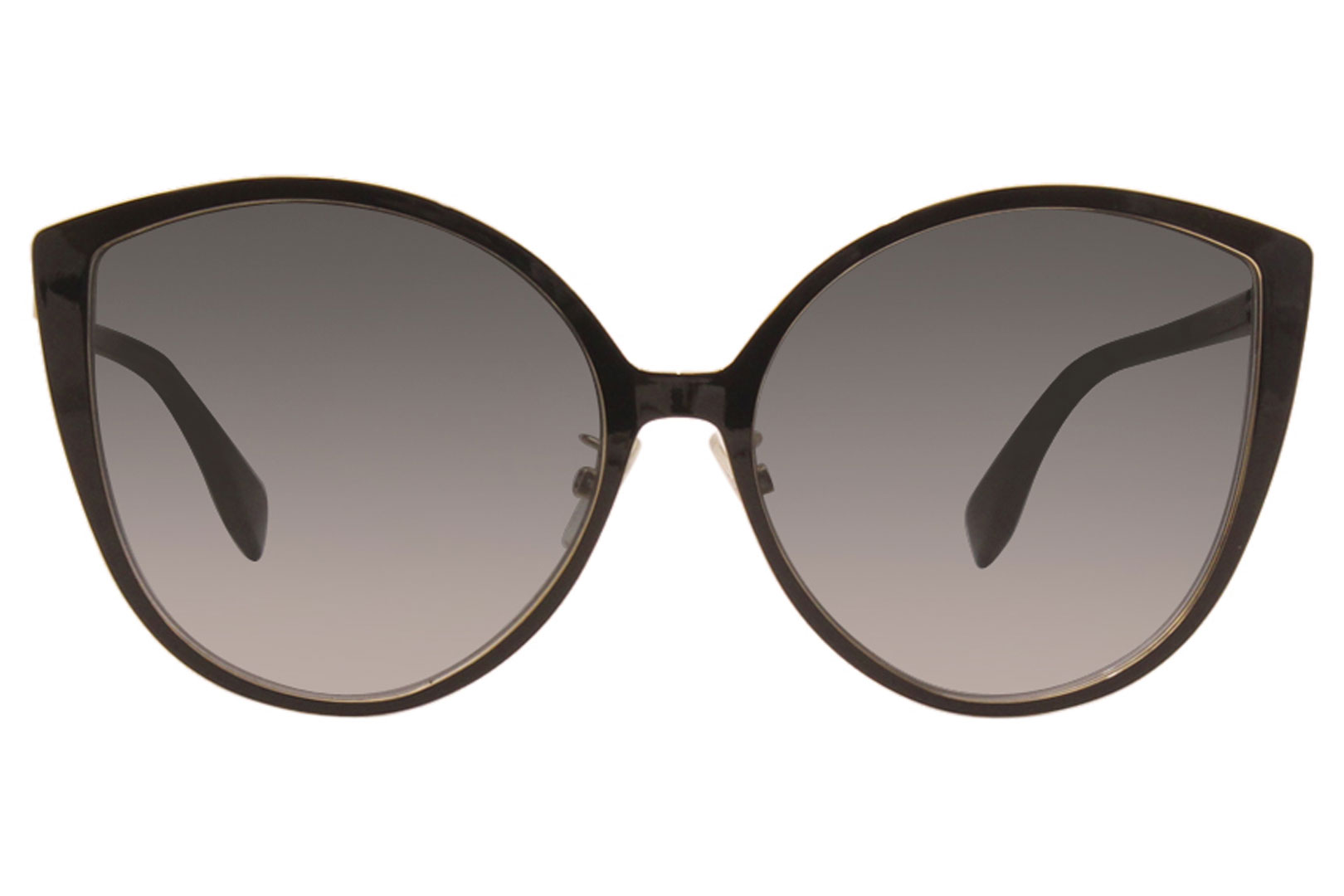 Fendi Sunglasses Women's FF-0395/F/S 2M290 Black-Gold/Grey Gradient 60 ...