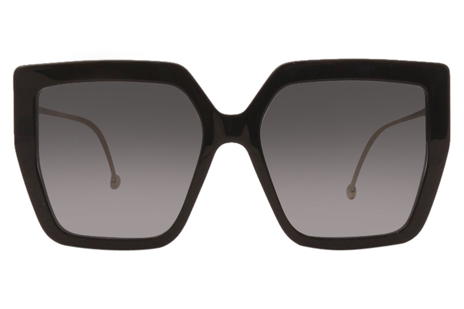 Fendi FF 0411/S ブラック サングラス Shop FENDI Sunglasses Online - Black Square Frame - FF 0411